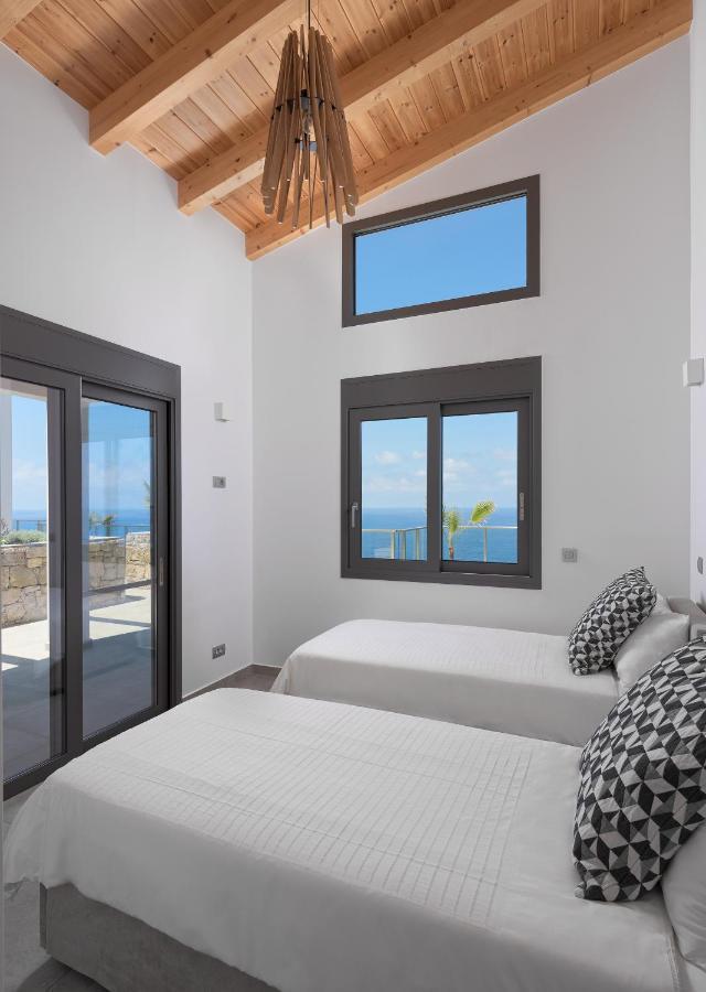 Kathisma Bay Villas - Luxury Villas- Villa Oceanos Каламици Экстерьер фото
