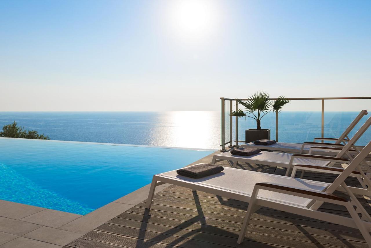 Kathisma Bay Villas - Luxury Villas- Villa Oceanos Каламици Экстерьер фото